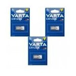 3 piles varta cr 123a lithium