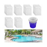 30 chaussettes d'cumoire rutilisables pour piscine ¿ couvercles de panier filtrant efficaces pour ...