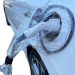 (30 cm de diam�tre, transparent) housse anti - pluie pour station de recharge de v�hicule electrique, ...