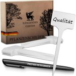 30 panneau pour plantes blanc