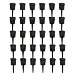 30 pi�ces bo�te engrais bonsai avec un couvercle - noir plastique paniers a engrais outil bonsa� pour ...