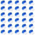 30 pi�ces connecteur de c�ble remplis de gel r�sine, connecteur �tanche, colliers de connexion pour jardin ...