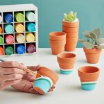 30 pot terre cuite, pot de fleur terre cuite, mini pot de fleur en cramique avec trou de vidange, pot ...