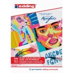 30010 bloc de peinture en acrylique et � l'huile a3 10 feuilles blanches