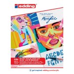 30010 bloc de peinture en acrylique et � l'huile a4 10 feuilles blanches