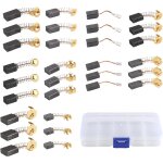 31 pices balai charbon charbon moteur machine electrique balais en charbon en graphite avec ressort ...