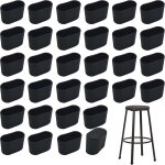 32 x oval chair end caps for chair legs garden chair leg protectors for oval tubes, garden chairs, furniture ...