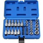 34pcs e - torx star scket set avec crv e - socket set e4 - 20, s2 torx bit socket set t10 - 60, retir ...