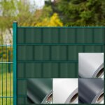 35m vert brise - vue rouleau pare - vent pvc occultation clture protection visuelle jardin 20 clips