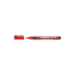 370 marqueur permanent rouge - pointe fine, encre r�sistante � l'eau - edding