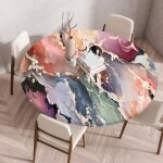 3d nappe ronde avec bord elastique, nappe de table anti - tache antidérapante nappe jardin exterieur ... 3d nappe ronde avec bord elastique, nappe de table anti - tache antidérapante nappe jardin exterieur ...
