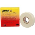 3m - ruban adh�sif toil� scotch 69 , blanc, toile de verre, 19mm x 3 4, 4 n / cm ( prix pour 1 )