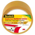 3m scotch double - face - 20 m x 50 mm - surface lisse