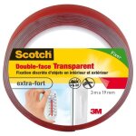 3m scotch double - face - 3 m x 19 mm - transparent