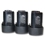 3x batterie li - ion 2000mah (10. 8v) vhbw pour outils tw100d, tw100dz, tw100dwe, df330dwlx1 comme makita ... 3x batterie li - ion 2000mah (10. 8v) vhbw pour outils tw100d, tw100dz, tw100dwe, df330dwlx1 comme makita ...