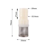 4 20mm tuyau filtre pompe  eau filtre d'entre joint aquarium rservoir de poissons tuyau joint g1 / ...