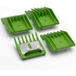4 guides professionnels type a5 pour tondeuses animales : 3mm, 6mm, 10mm, 13mm compatibles oster a5, ... 4 guides professionnels type a5 pour tondeuses animales : 3mm, 6mm, 10mm, 13mm compatibles oster a5, ...