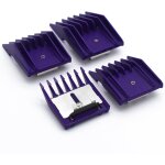 4 guides professionnels type a5 pour tondeuses animales : 3mm, 6mm, 10mm, 13mm compatibles oster a5, ...