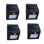 4 pcs 20 led lampe solaire extérieure detecteur mouvement eclairage solaires d'extérieur - lanterne de ... 4 pcs 20 led lampe solaire extérieure detecteur mouvement eclairage solaires d'extérieur - lanterne de ...