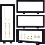 4 pcs cadre de prsentation flottant support de prsentation anti - poussire bote de rangement pour ...