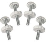 4 pices barrires de pression pour bb tiges filetes m10 (10 mm) barrires de passage accessoire kit ...