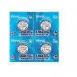4 piles ag13 vinnic / ag13 / l1154 / lr44 / 157 / v13ga / rw82 / a76