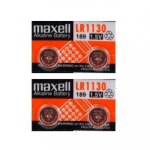 4 piles maxell lr1130 lr54