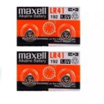 4 piles maxell lr41 - ag3