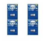 4 piles varta cr 123a lithium