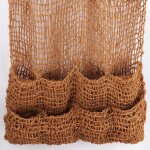 4 sacs a plantes, tissu en fibres de noix de coco, 8 sacs, natte pour bordure de bassin pour liner de ...