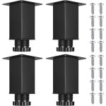 4 x adjustable furniture legs, 0 - 15 mm, adjustable furniture leveling feet, adjustable furniture feet, ...
