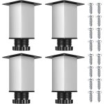 4 x adjustable furniture legs, 0 - 20 mm, adjustable furniture leveling feet, adjustable furniture feet, ... 4 x adjustable furniture legs, 0 - 20 mm, adjustable furniture leveling feet, adjustable furniture feet, ...