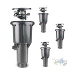 4 x arroseur agricole  impact escamotable maxipou 6 - 13 m 1 / 2