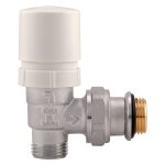 4 x vanne thermostatique d angle pour radiateurs 1 / 2 m - avec capuchon