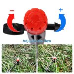 40 pièces goutteur irrigation réglable, 360 degrés 8 - trou micro asperseur goutte à goutte pour tube ... 40 pièces goutteur irrigation réglable, 360 degrés 8 - trou micro asperseur goutte à goutte pour tube ...