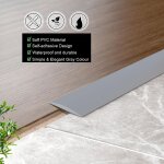 400cmx4cm barre de seuil adhesive gris seuil de porte adhesif autoadhsive barre de seuil large pvc bande ...