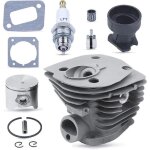 44 mm nikasil plaqué tronçonneuse piston de cylindre joint pièces de rechange kit pour husqvarna 350 ... 44 mm nikasil plaqué tronçonneuse piston de cylindre joint pièces de rechange kit pour husqvarna 350 ...