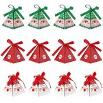 45 bo�tes a bonbons de no�l en papier, motifs de dessins anim�s, supports cadeaux triangulaires