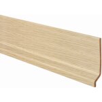 48 x plinthe 70x9 mm pvc expanse 2 ml chene
