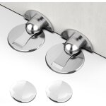 4pcs but�e de porte magn�tique 2 bouchons de porte magn�tique m�tallique pour sol avec vis de cure d'auto ...