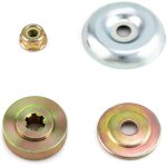 4pcs kit de ecrous de rechange en mtal pour lames de bote de vitesse, pieces detachees pour debroussailleuse ...