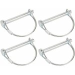 4x goupille � arceau diam�tre 8mm x longueur 45mm rapide acier clip circlip remorque v�lo tracteur motoculteur ...