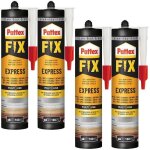 4x pattex fix express 375g colle d'assemblage 4x pattex fix express 375g colle d'assemblage