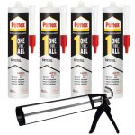 4x pattex one4all crystal 290g colle d'assemblage + skeleton squeezer 4x pattex one4all crystal 290g colle d'assemblage + skeleton squeezer