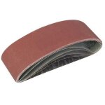 5 bandes abrasives assorties 75 mm x 533 mm pour ponceuses 5 bandes abrasives assorties 75 mm x 533 mm pour ponceuses