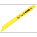 5 lames rcipro bim pour mtal et synthtiques dewalt - 203 mm - dt2387
