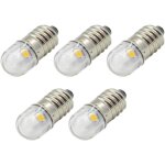 5 pièces 6 v e10 douille de base ampoule led 1 w blanc chaud remplacer torche phare phare mini lampe ... 5 pièces 6 v e10 douille de base ampoule led 1 w blanc chaud remplacer torche phare phare mini lampe ...