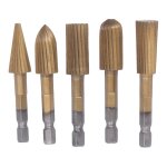 5 pièces outils de fichiers rotatifs 1 / 4in tige double coupe limes à bois meulage fichiers de sculpture ... 5 pièces outils de fichiers rotatifs 1 / 4in tige double coupe limes à bois meulage fichiers de sculpture ...