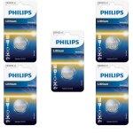 5 piles philips cr2032