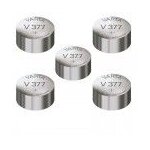 5 piles varta 377 sr626sw